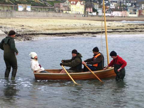 A Chapelle tender - traditionaly planked
