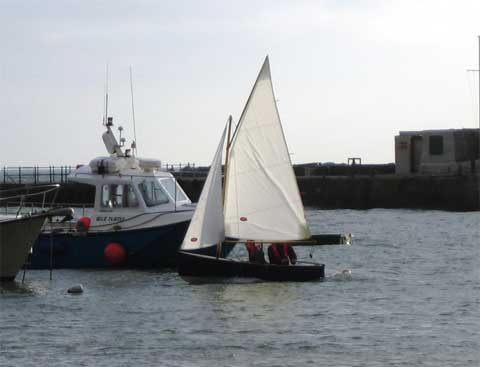 Richard’s boat starts to move